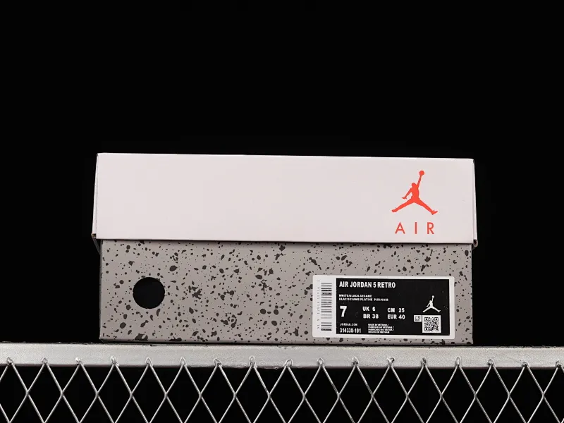 All categories Air Jordan Jordan series basketball shoes Air Jordan 5 Air Jordan 5 Low "Fire Red" AJ5 Joe 5 classic white and red low-top basketball shoes 314338-101